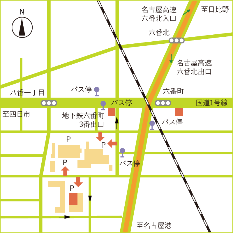 公共交通機関地図