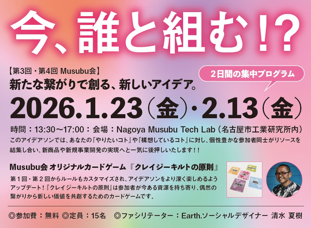 第３回・第４回Musubu会「今、誰と組む！？」